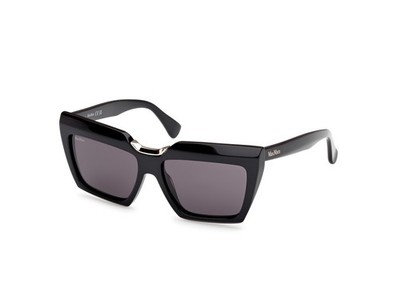 MAXMARA SPARK-7 MM0137 Sunglasses Sun Glasses 01A Black Authentic New 56 Unisex