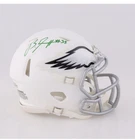 Boston Scott Signed Eagles Flat White Speed Mini Helmet 2018 Draft Pick RB BAS