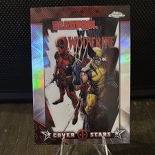 Topps 2025 Deadpool Chrome Cover Stars #1 Deadpool & Wolverine WWIII