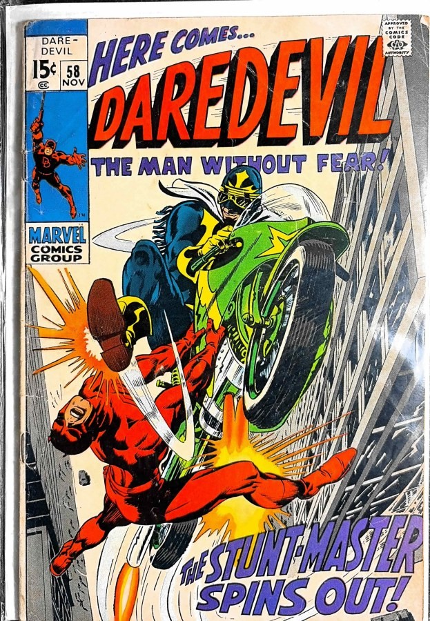 Daredevil #58 (1969) Marvel Stunt-Master Comic