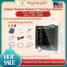 CMS6000 Portable Patient Monitor-6 Parameter (ECG/NIBP/SPO2/RESP/PR/TEMP)