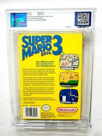 SUPER MARIO BROS 3 Nintendo NES 1990 gioco completo di scatola WATA PSA 8.0 abbinato!
