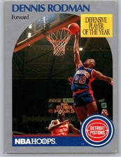 Dennis Rodman 1990-91 Hoops BASKETBALL #109 Detroit Pistons HOF
