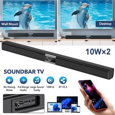 32 inch Bluetooth Wireless TV Soundbar Speaker Surround Sound & TF/AUX/Coax/USB