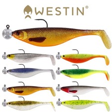 Westin Shadteez 7cm R 'N R - 2 Stück - 5g #2/0 Gummifische montiert Rigged Shad