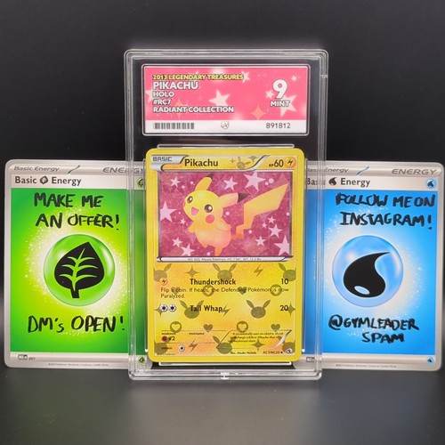 Pikachu graded ACE 9 for sale on eBay