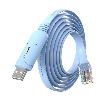 RJ45 to USB Console Cable with FT232 Chip Compatible with Cisco HP