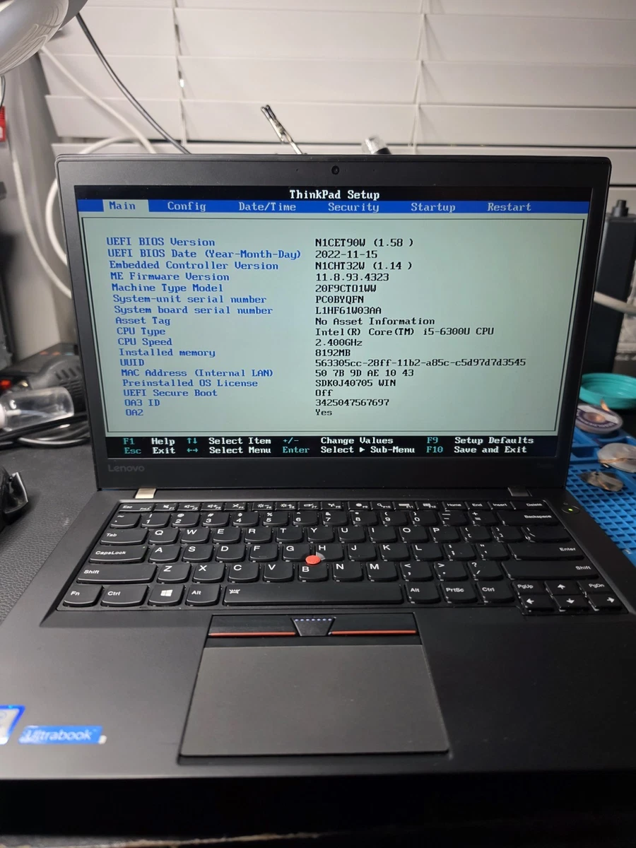 Lenovo ThinkPad T460S Windows 10 PC Laptops & Netbooks 256 GB SSD