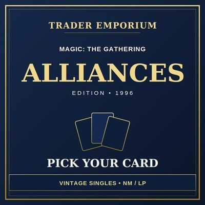 Magic The Gathering MTG Alliances Singles - Pick Your Card - NM/LP  1996 Vintage