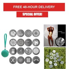 16Pcs Round Gobos Kit for Optical Snoot  Compatible with Godox  Westcott