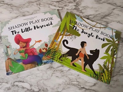 Shadow Play Book Jungle Book Kipling & Little Mermaid Andersen HC Illustrated P 
