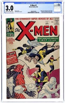 Uncanny X-Men #1 CGC 3.0 1963 3964325003 1st app. X-Men