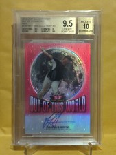 2014 Leaf Valiant Draft Out of the World Red #1/1 Francellis Montas BGS 9.5/10