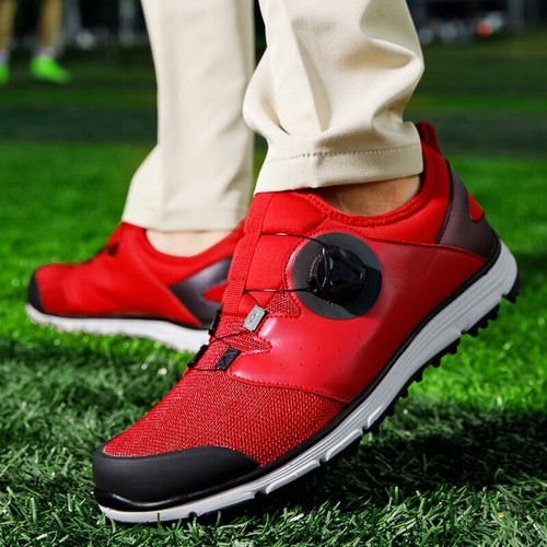 Men's Golf Shoes Waterproof Breathable Sneakers Outdoor Non-slip Golf Shoes - Picture 7 of 27