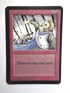 Stone Rain Alpha NM English 1993 Common MTG