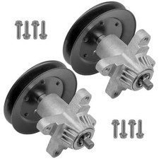 Spindle with Pulley for Troy-Bilt 13AJ609 Super Bronco Mustang Colt RZT Pony 42"