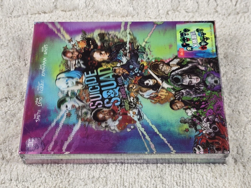 HDZETA SUICIDE SQUAD  4K Steelbook Lenticular Full Slip - Brand new and Sealed - Image 3 of 4