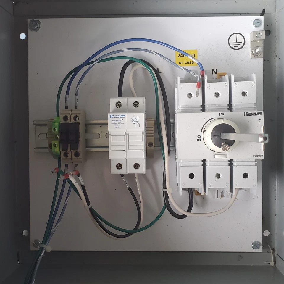 Концевой выключатель Hoffman A12N128 с Mersen Ferraz Shawmut FSSC30 /дополнения USCC2 *ЧИТАЙТЕ* - Изображение 4 из 4