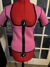 Women's Neoprene Sauna Vest with Sleeves Gym Hot Sweat Suit Weight Loss Shaper