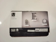 Umbra Showcase Shelves Set of 3 WHITE Gallery Display Floating Wall Shelf