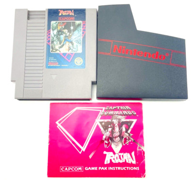 Trojan ( Nintendo Entertainment System, 1989) 5 Screw w/ Manual & Sleeve