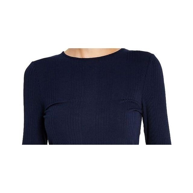 Tommy Jeans Women’s Cut-Out Cropped Pullover Top Size XS NWT Navy image 3