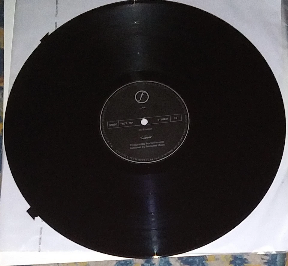 CLOSER / JOY DIVISION 2015 FACTORY LP FACT.25R Remastered 180g Vinyl - Image 3 of 3