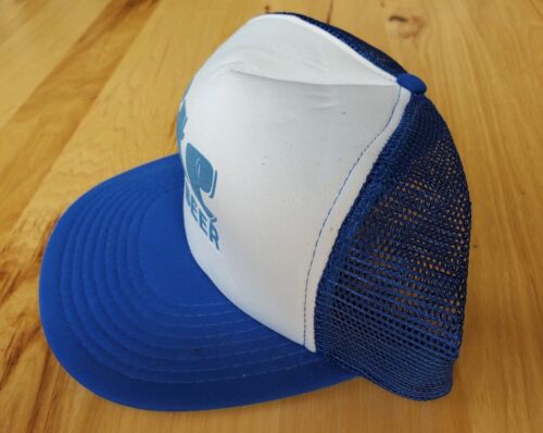 De Colección Miller Lite Sombrero de Cerveza Snap Back Azul Blanco Gorra de Camionero Malla Diseñador Universitario - Imagen 3 de 9