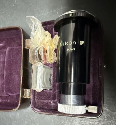 Nikon F Microscope Adapter kit Ai mount w/case, groundglass and filters