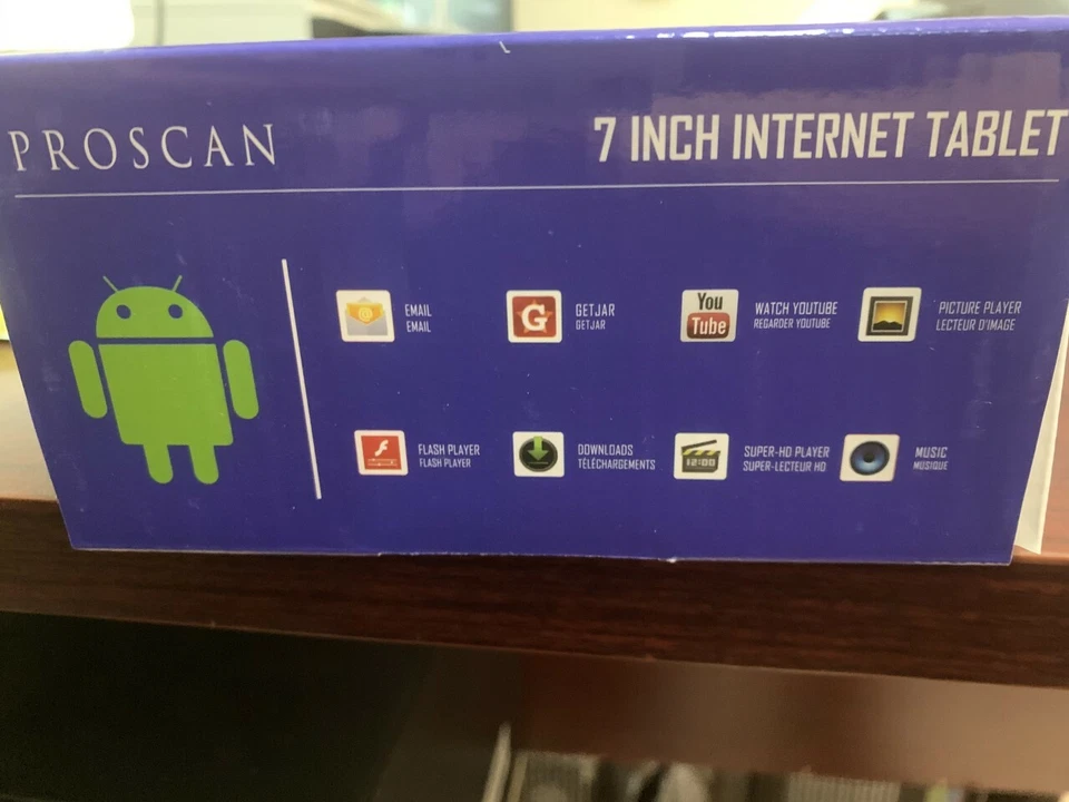 Proscan 7-Inch Android 4.0 Touch Screen Table with Built In Camera New - Image 3 of 3