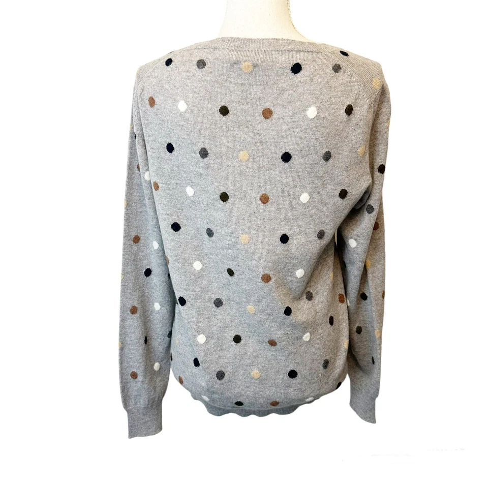 Suéter Jersey John Laing Mujer 100% Cachemira Lunares Hecho en Escocia Talla 40 Foto 3 de 4