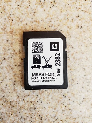 2018-2022 GM GMC CADILLAC NAVIGATION SD CARD 8469 2382 FACTORY GM OEM 