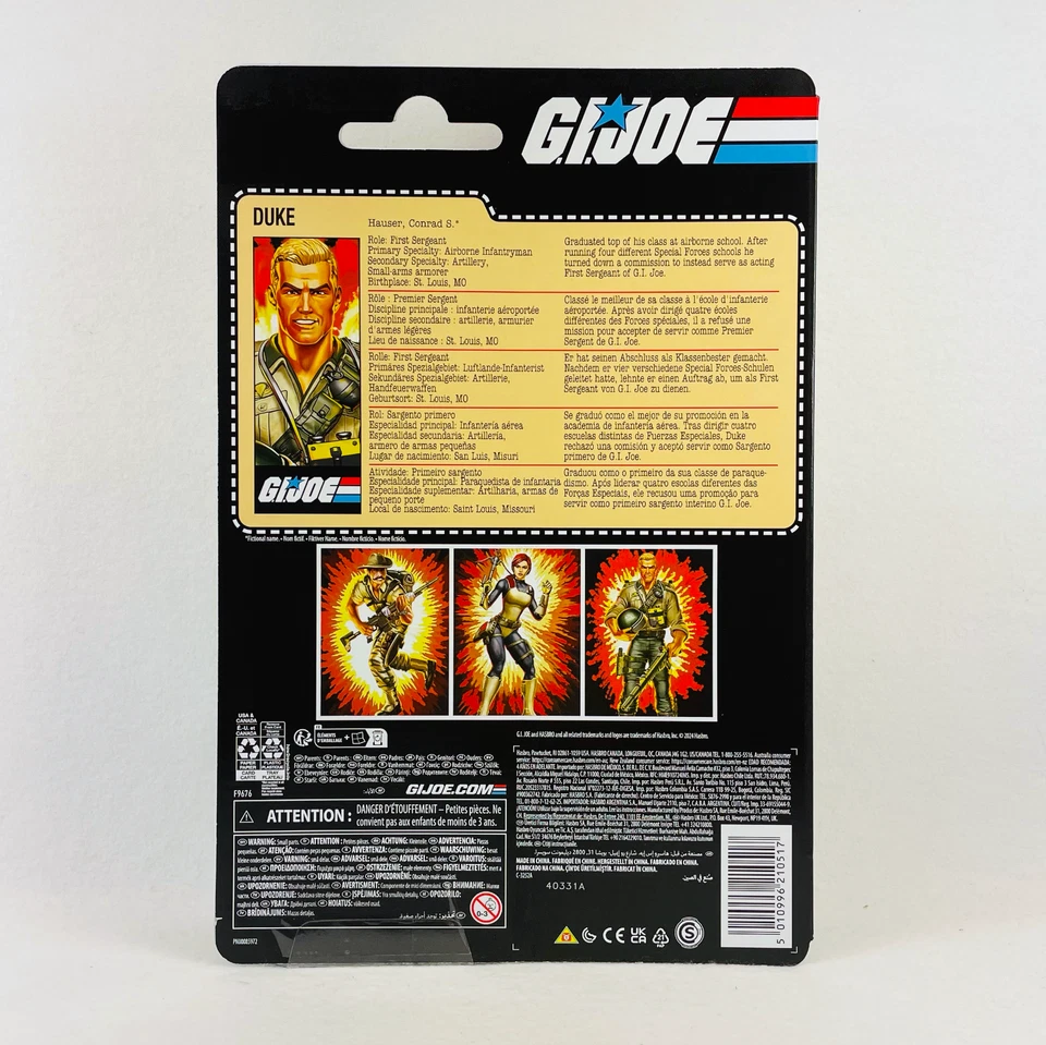 G.I. Joe Classified Series Retro Cardback Duke 6" Action Figure - Image 2 of 4
