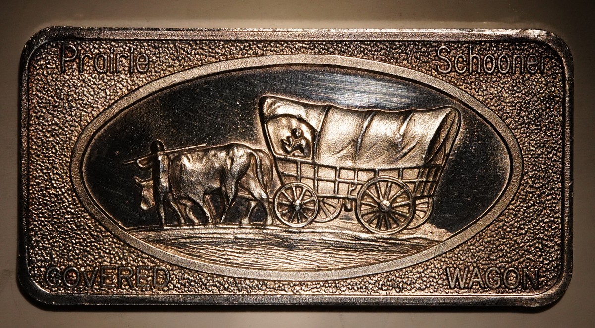 Patrick Mint San Francisco Mint Prairie Wagon 1oz 999 Silver