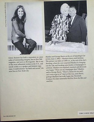 Norma Jeaneページになります。 Marilyn : Norma Jeane by Gloria Steinem (1986, Hardcover) for sale