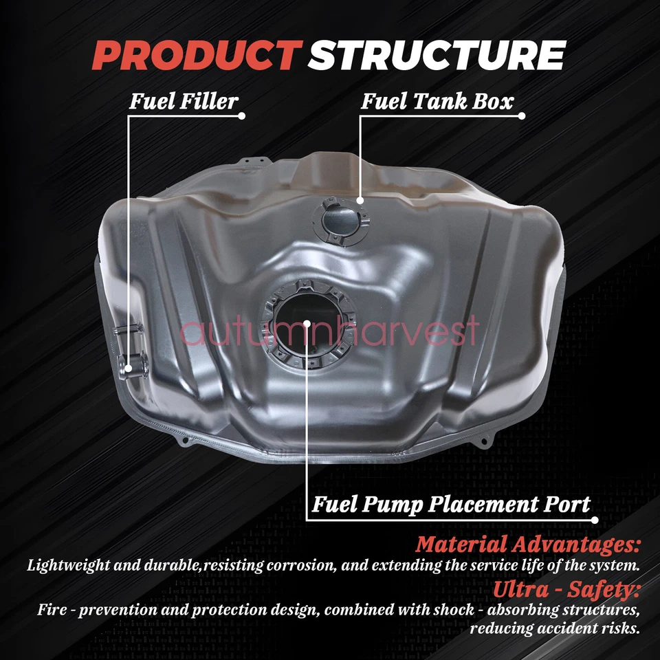 Tanque de combustible de 17,2 galones para Honda Accord 1998-2002 Acura CL 2001-2003 TL 1999-2003 Foto 3 de 4