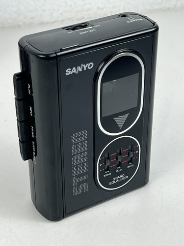 Sanyo MGP-25 Walkman Stereo Portable Cassette Box New Old authentic Black 🔥 - Picture 6 of 16