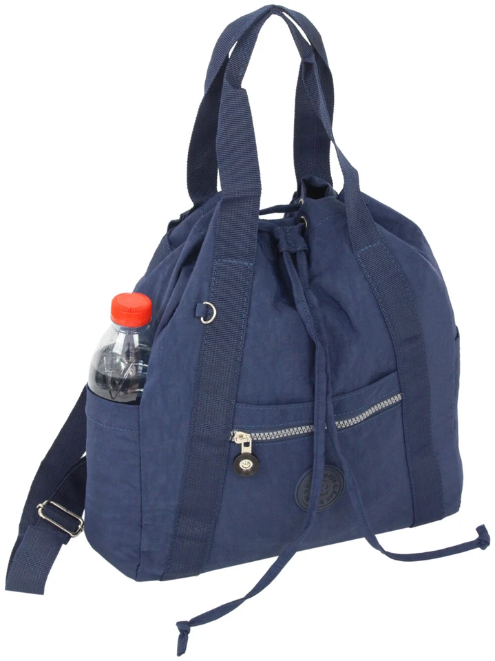 2 in 1 Rucksack Tasche Damen City Daypack sehr leicht Nylon bequem- in 6 Farben - Bild 3 von 4