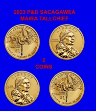 2023 P &D Sacagawea $1 Native American Maira Tallchief