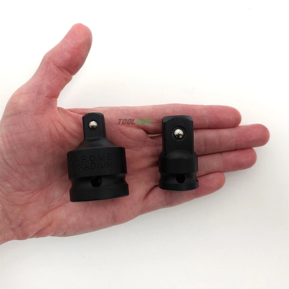 2 pc 3/4" to 1/2 inch Drive Socket Adapter Reducer Air Impact Tool Set - Image 2 of 4