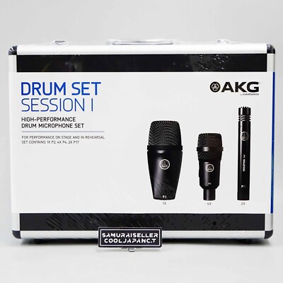AKG Drum Set Session I - High Performance Drum Microphone Set NEW