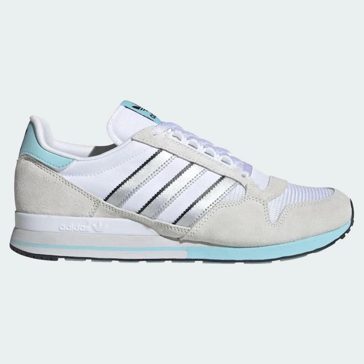 Billy Goat water wij adidas ORIGINALS MEN&#039;S ZX 500 WHITE SILVER TRAINERS SNEAKERS SHOES  KICKS RETRO | eBay