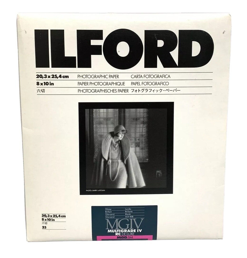 ILFORD MULTIGRADE IV RC DE LUXE 50枚入り ILFORD MULTIGRADE IV RC DELUXE - B&W 50 sheets total Glossy