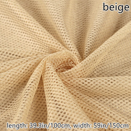 Mesh Fabric Fishnet Hollow Sewing Craft for Sportswear Tracksuit Costume Lined - Picture 3 of 30