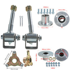 17mm Front Steering Kunckle Spindle 23T Wheel Hub for ATV Go Kart Quad Trike