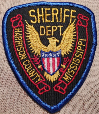 MS Vintage Harrison County Mississippi Sheriff Patch