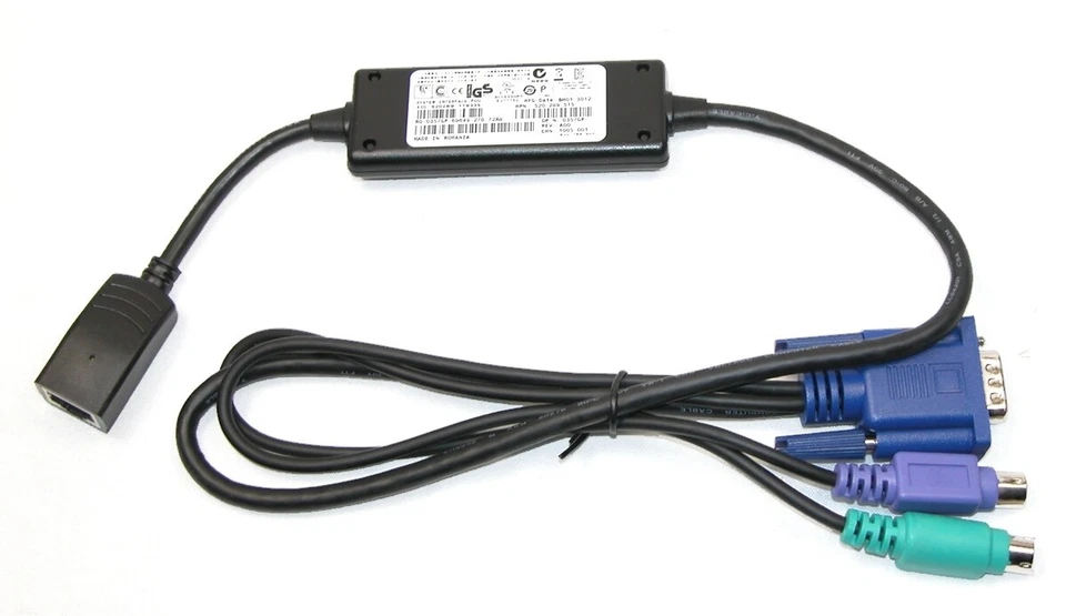 QTY 4 NEW Dell 890RF PS/2 SIP Cables for 180AS 2161DS 2162DS 4322DS KVM Switch - Image 3 of 4