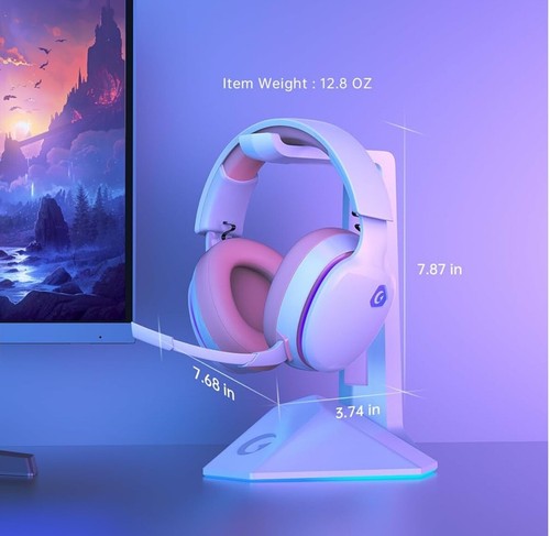 Captain 300 pink and white Wireless 2.4GHz Gaming Headset - 第 4/4 張圖片