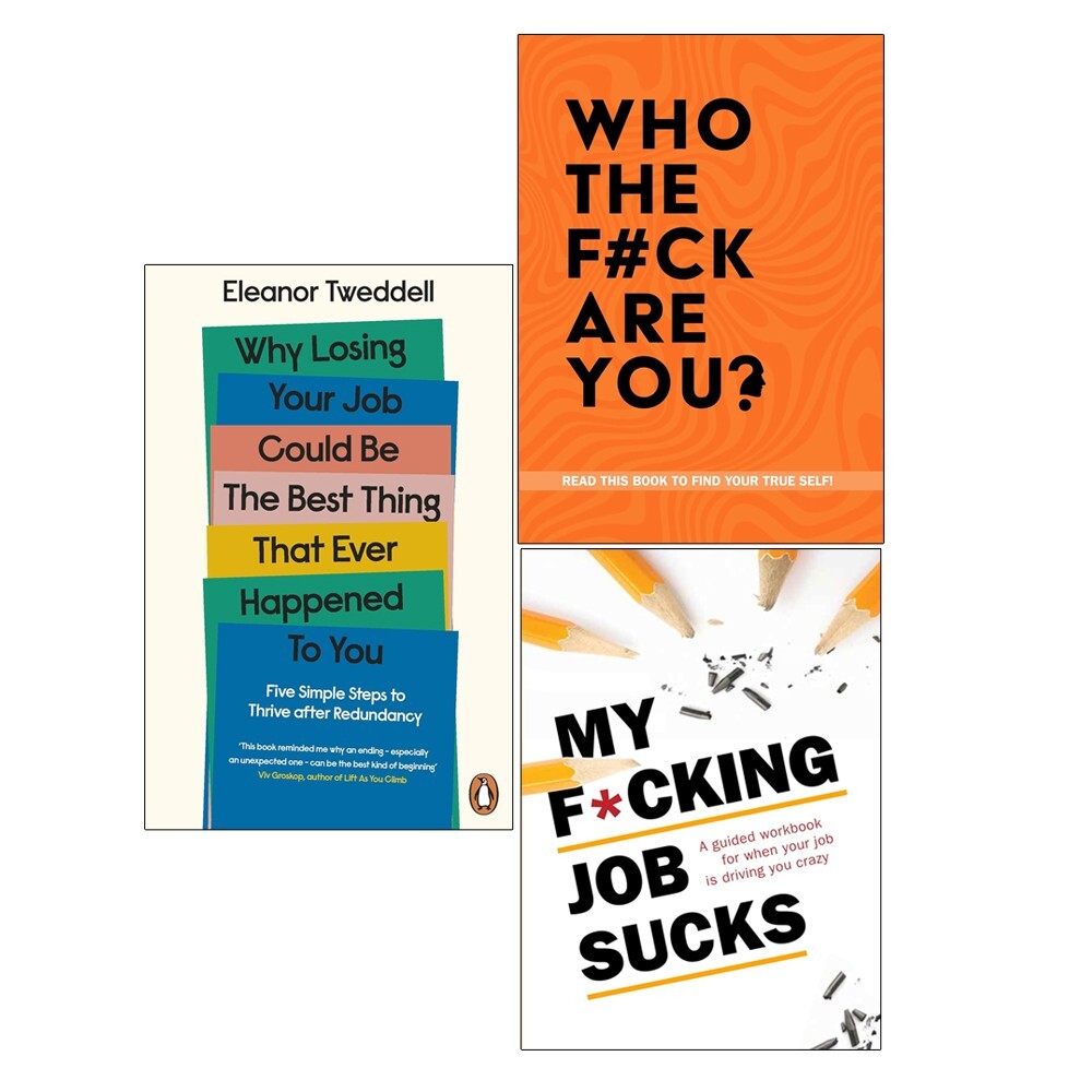 Set of 3 Books Why Losing Your Job Could be the Best Thing, My F*cking Job Sucks
