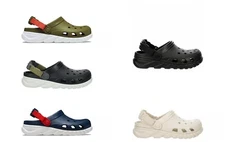 Crocs Duet Max II Croslite Unisex Size Dual Comfort Adjustable Hook/Loop Clog
